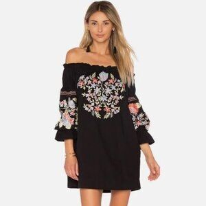 Free People Embroidered Off The Shoulder Dress